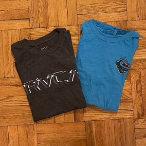Quicksilver Boy’s XL Surf T-Shirt AND RCVA Boys XL Surf T-Shirt